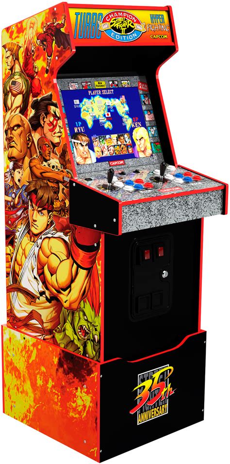street fighter arcade game.